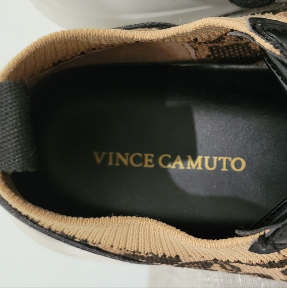 Vince Camuto Women's Black and Tan Sneakers - Picture 5 of 7